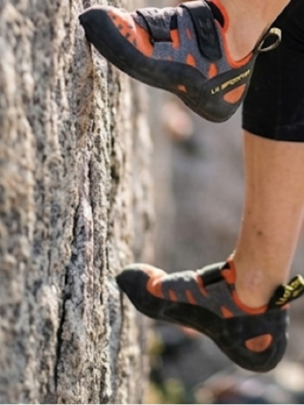 La Sportiva Black and Orange Tarantula Climbing Shoes